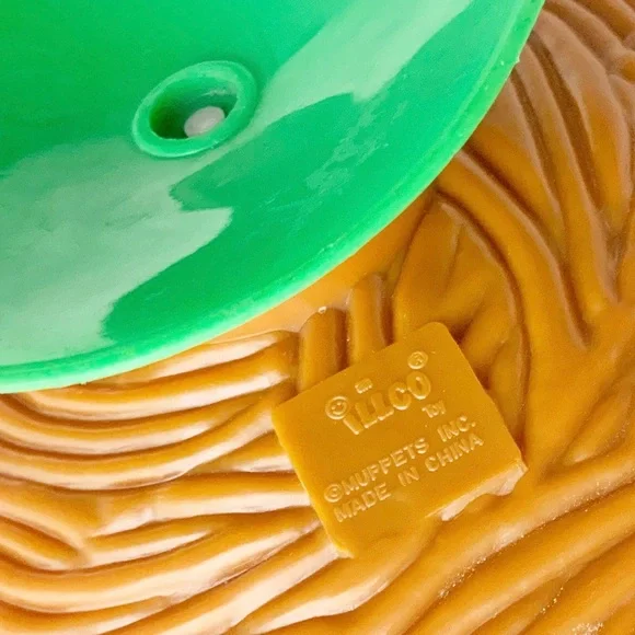 Vintage Big Bird Sesame Street illco spinning top toy retro spinner birds nest - Picture 7 of 8